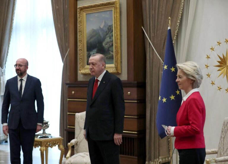 EU chiefs express deep concerns on human rights in Turkey to Erdogan