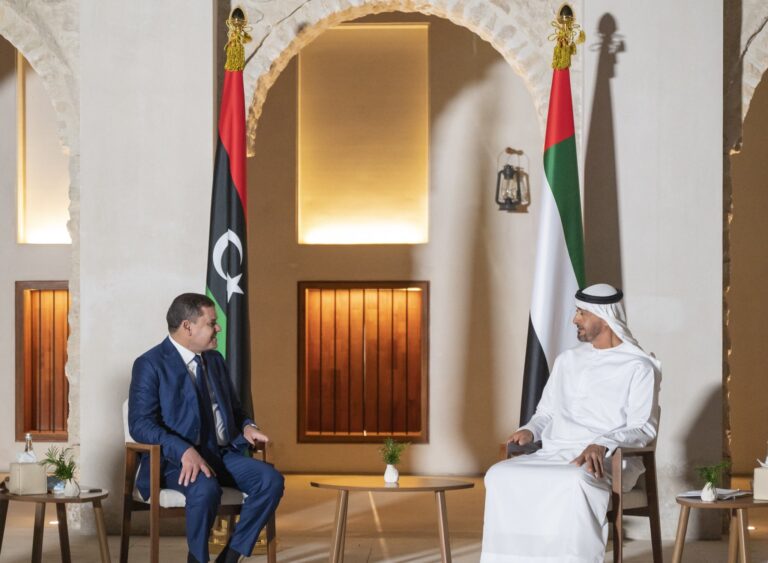 Abu Dhabi crown prince meets new Libyan leader Abu Dhabi crown prince meets new Libyan leader