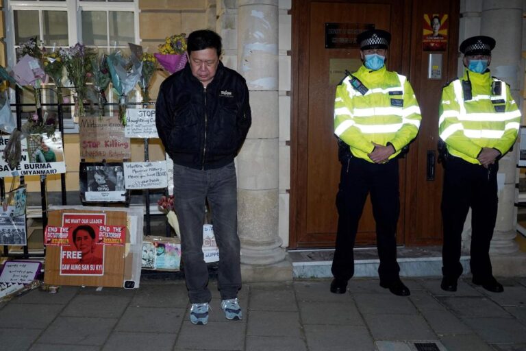 Britain slams ‘bullying’ as Myanmar envoy locked out of London embassy