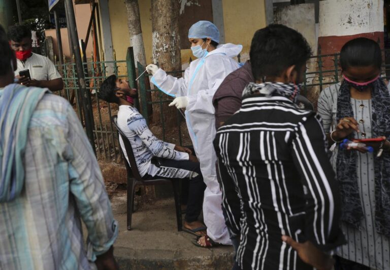 India’s new coronavirus infections hit record of 184,372