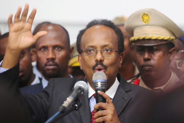 Somali president signs law extending mandate for two years