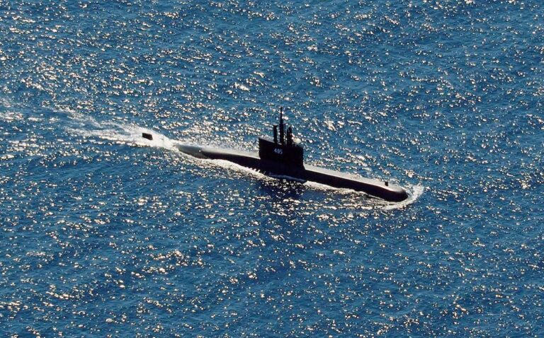 Indonesia in race against time to find missing submarine before air supply runs out