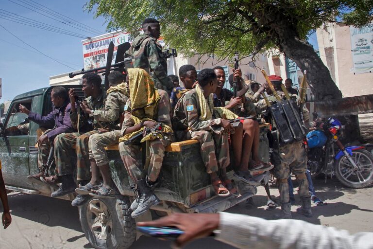 Gunfire erupts in Somali capital amid president’s standoff