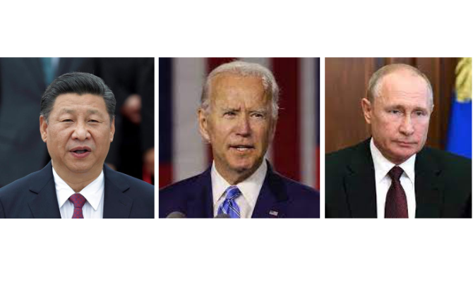 US says not seeking conflict with China, Russia but will be firm against both: Biden