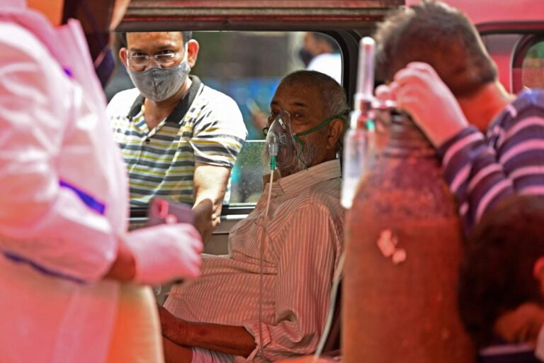 India coronavirus cases set new global record