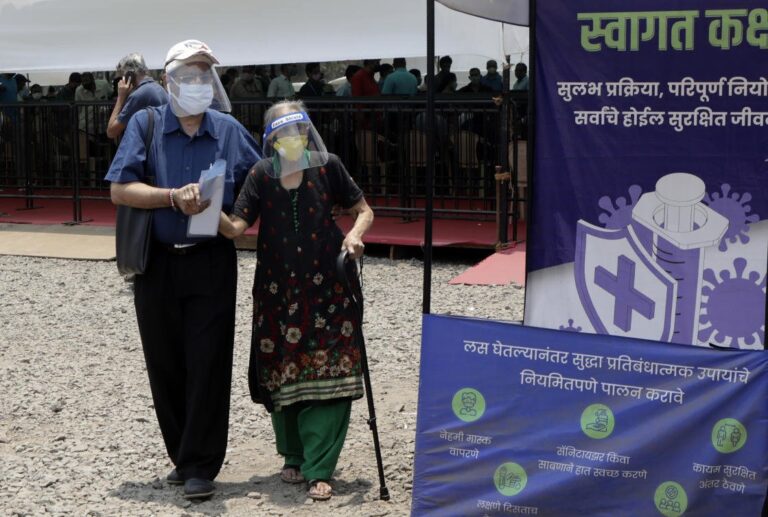 COVID-19 vaccination centers close in Mumbai as India posts another record rise in cases