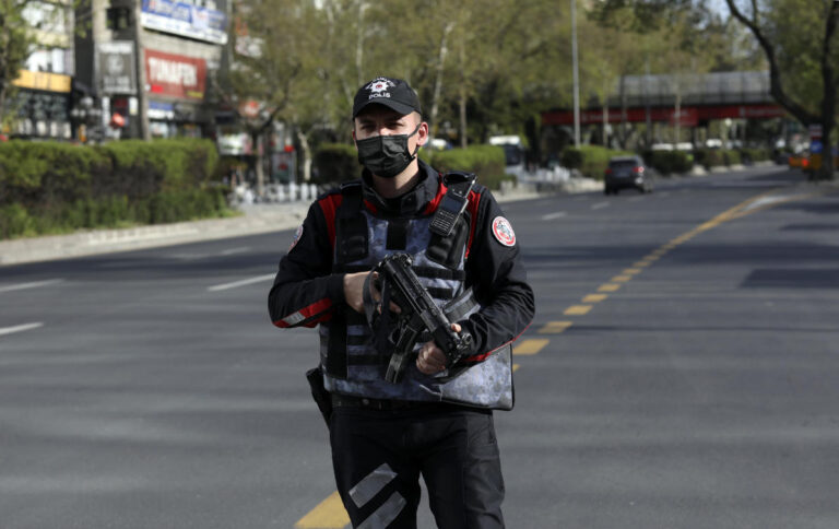 Turkish police seek to prevent being filmed at protests