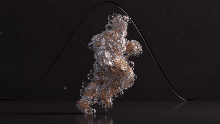 Run Forever: A Figure Undergoes Metamorphosis as It Trudges Through Myriad Environments