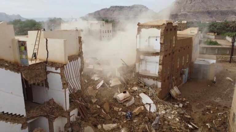 4 killed in flash floods in Yemen’s historic Tarim city