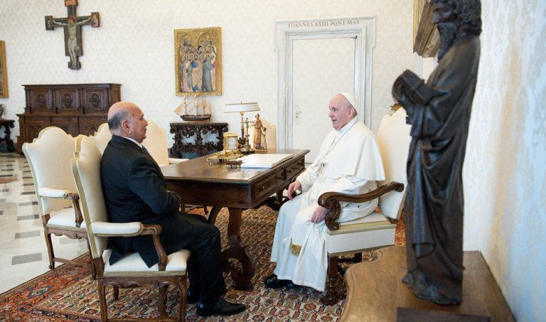 Pope expresses hope for Iraqi resurgence