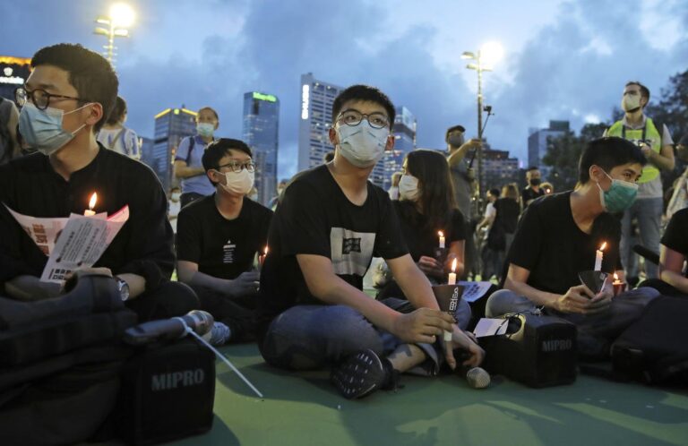 Hong Kong’s Joshua Wong handed extra jail time for Tiananmen vigil