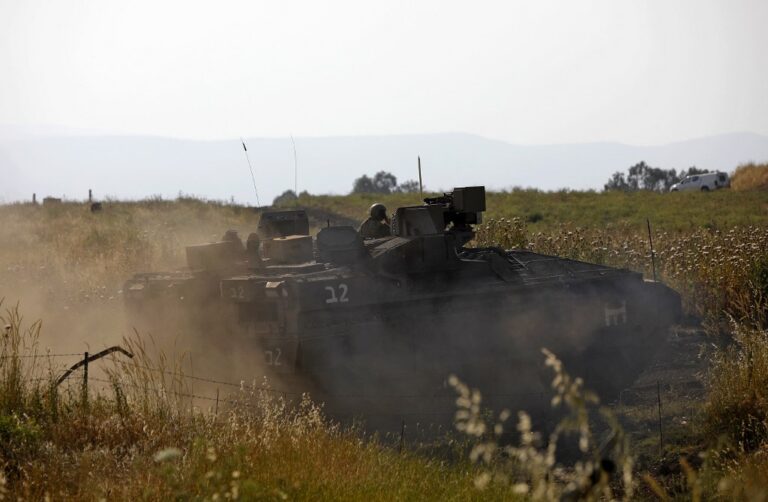 Israel bombs military targets near Syria’s occupied Golan
