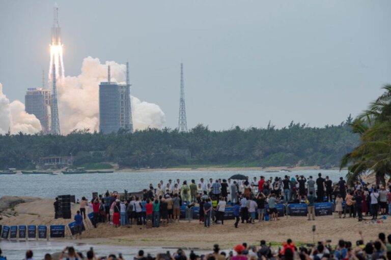 China says remnants of Long March rocket landed in Indian Ocean