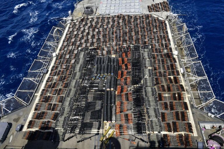 US Navy seizes weapons in Arabian Sea likely bound for Yemen from Iran