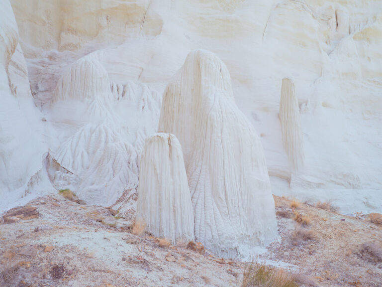 Otherworldly Sandstone Pillars Appear Like Totems of Billowing Fabric