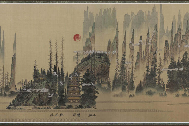 Sound Waves from Contemporary Music Become Traditional Chinese Landscapes in Du Kun’s Scroll Paintings