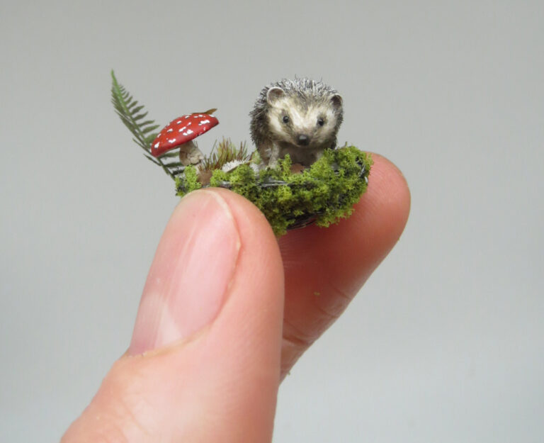 Precise Replicas Cast Wildlife and Plants as Delightfully Tiny Sculptures