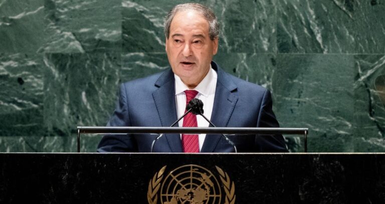 At UN, Syria accuses adversaries of using pandemic to ‘settle scores’
