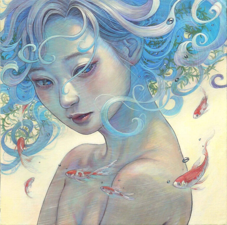 Flora and Fauna Intertwine with Strands of Hair in Miho Hirano’s Dreamy Portraits