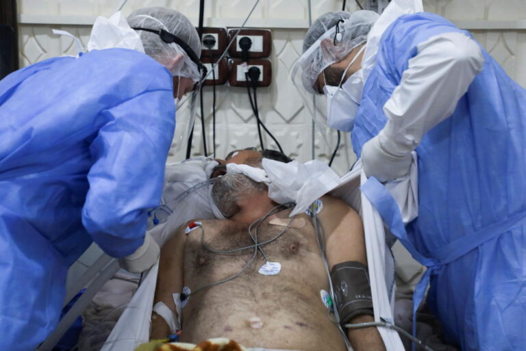 Syria hospitals hit hard as Covid-19 cases spike