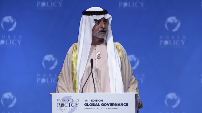 UAE minister Sheikh Nahyan bin Mubarak opens World Policy Conference in Abu Dhabi