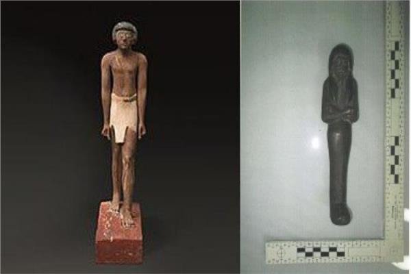 Egypt recovers two ancient statues from Belgium
