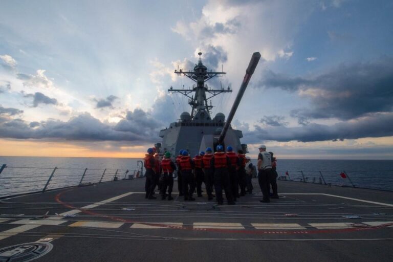 US and Canadian warships sailed through Taiwan Strait last week
