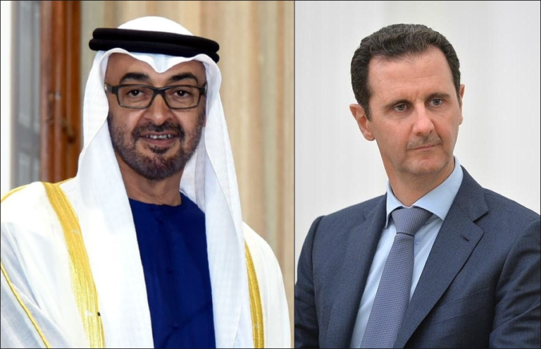 Abu Dhabi crown prince receives call from Syrian president