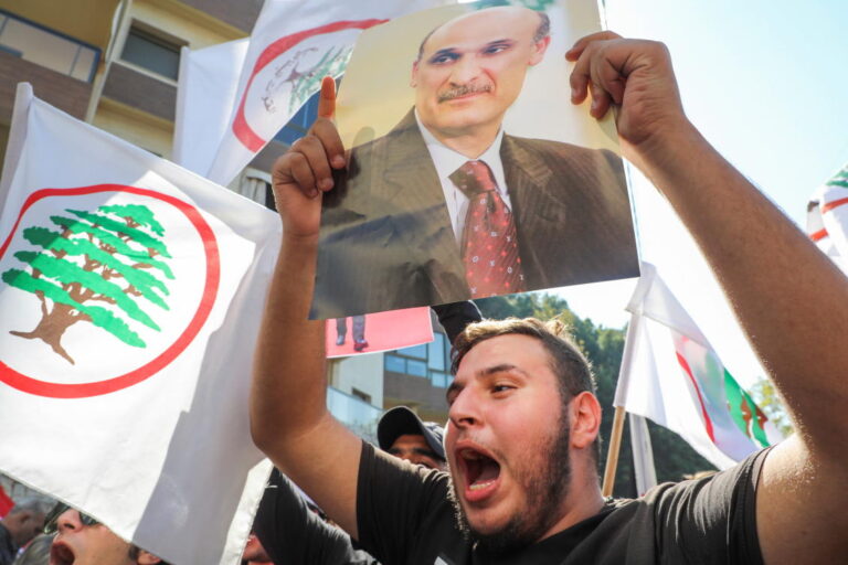 Lebanon’s politician Geagea misses hearing over Beirut violence