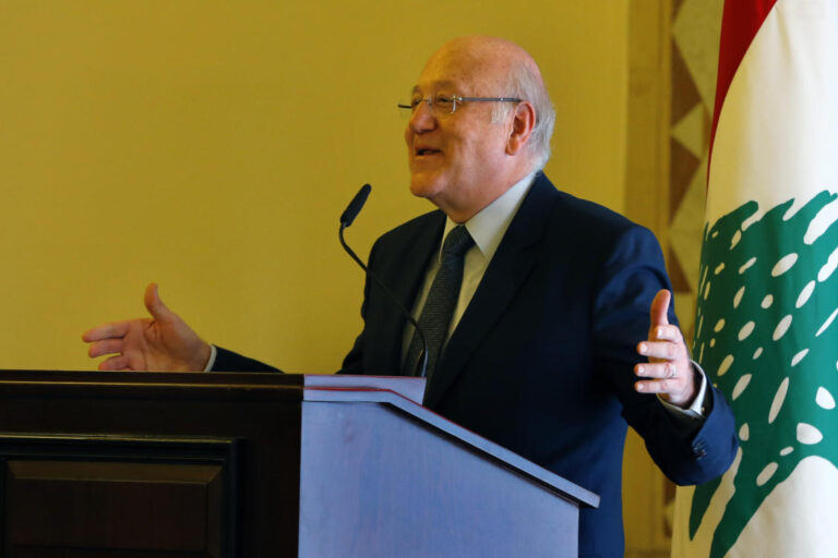 Lebanon’s PM says elections to be held before end of parliament mandate