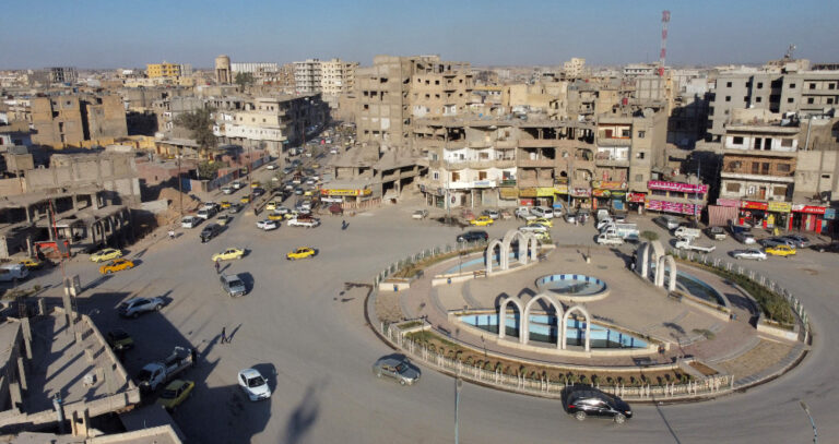 At Raqqa ’roundabout of hell,’ Syrian lovers find new meeting spot