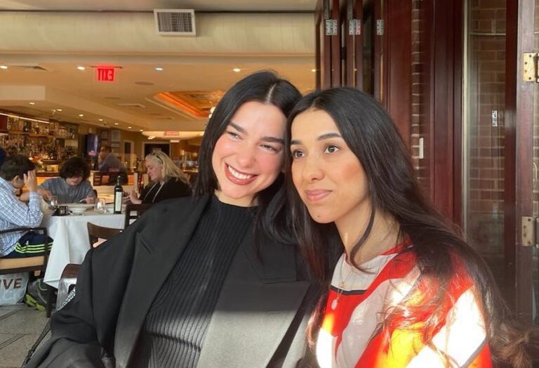 Singer Dua Lipa meets Yazidi human rights activist Nadia Murad