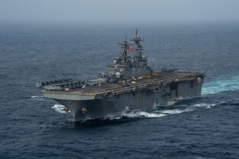 US accuses Iran of unsafe helicopter maneuver near US Navy ship