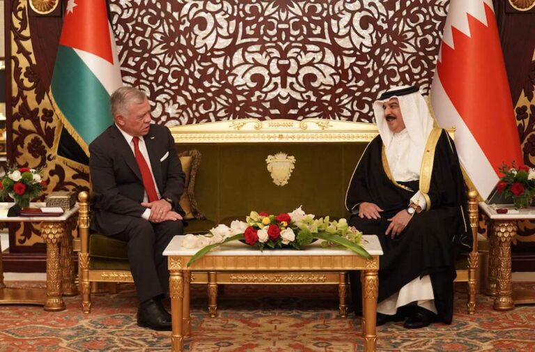 Kings of Bahrain, Jordan agree to continue cooperating on Arab causes and regional security