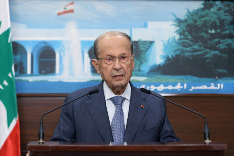 Lebanon’s president in Qatar for talks over Gulf crisis