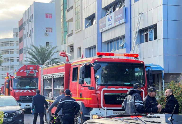 At least one person injured in fire at Tunisia’s Ennahda party HQ