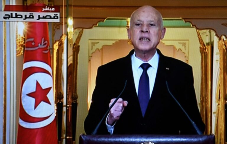 Tunisia’s president says he will call constitutional referendum, elections next year