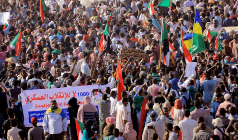 Tear gas fired at opposition supporters in Sudan’s capital