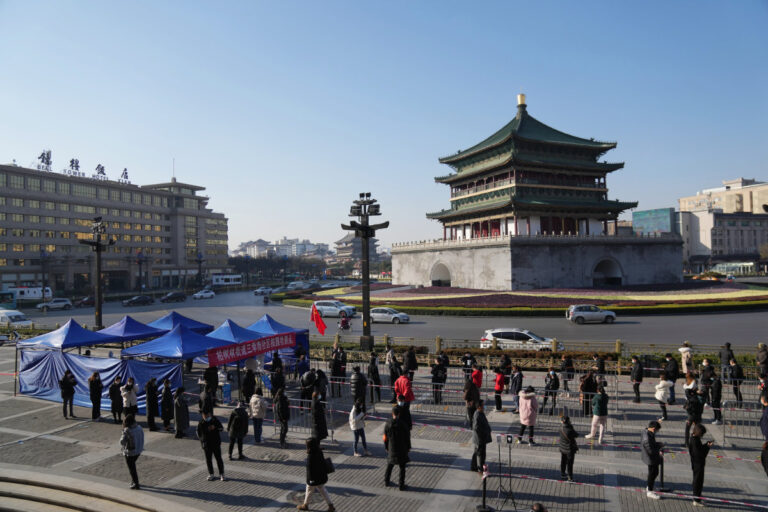 China orders lockdown of up to 13 million people in Xi’an amid virus spike