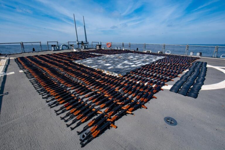 US Navy forces seize arms from Iran likely bound for Yemen