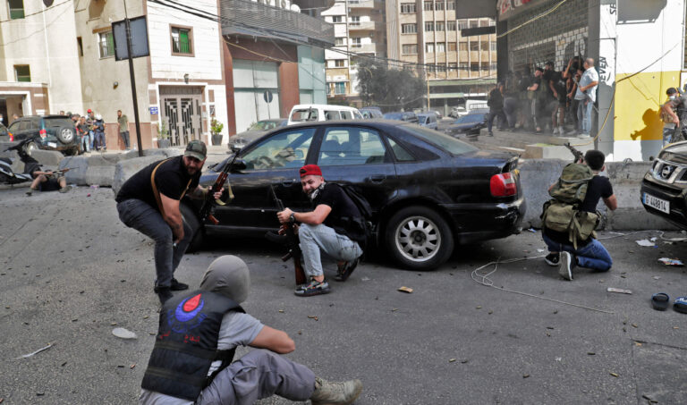 Beirut residents sue Hezbollah leader over deadly clashes