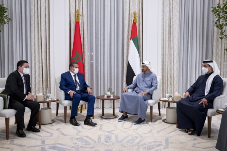 Abu Dhabi crown prince holds talks with Moroccan PM