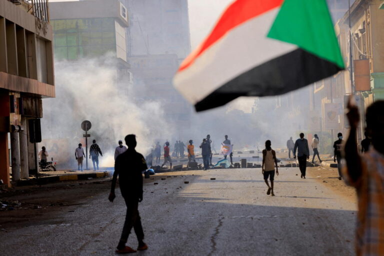 Sudanese security forces fire tear gas at protesters