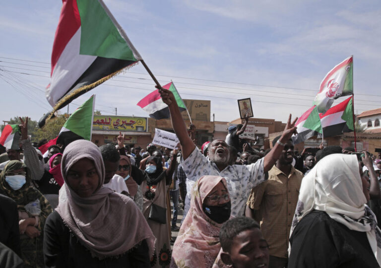 Anti-coup protests in Sudan amid turmoil after PM resigns