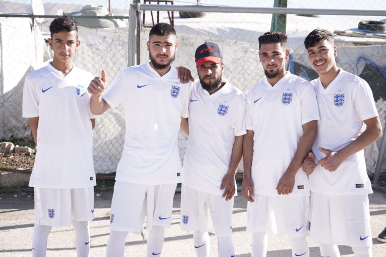 English FA delivers thousands of England football kits to Syrian refugee children