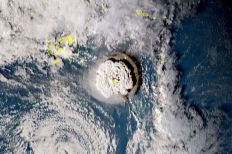 Tsunami hits Tonga, US West Coast on alert after volcano erupts