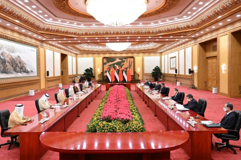 Abu Dhabi crown prince, Egyptian president meet China’s Xi Jinping in Beijing