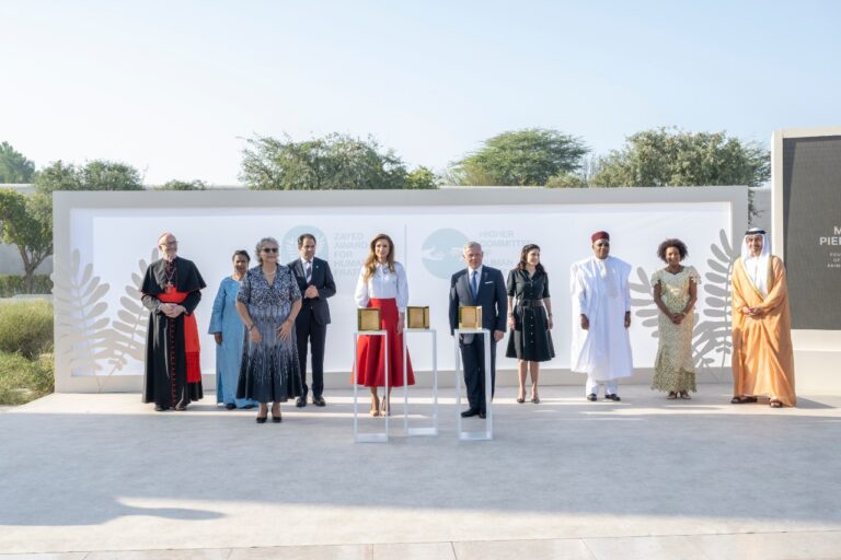 Jordan’s king and queen receive 2022 Zayed Award for Human Fraternity in Abu Dhabi