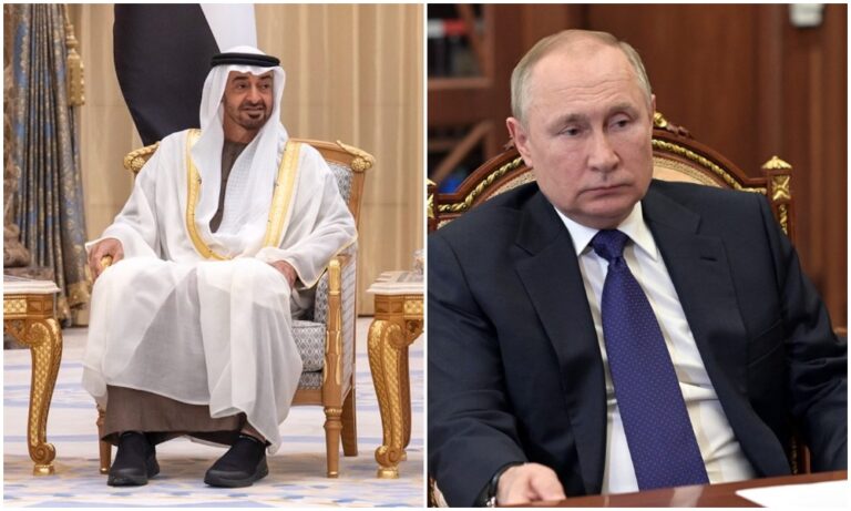 Abu Dhabi crown prince and Putin discuss Ukraine crisis and energy during phone call