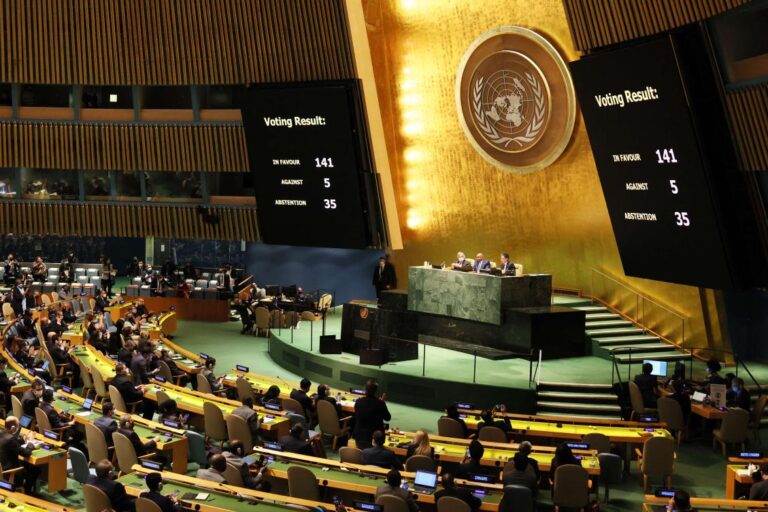 UN General Assembly in historic vote assails Russia over Ukraine invasion